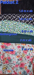 Stoffenpakket 2 (RUIM 12 meter!), Overige materialen, Overige kleuren, 120 cm of meer, Ophalen of Verzenden