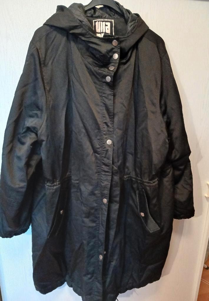 Lichtgewatteerde jas, Ulla Popken, maat 52/54, Kleding | Dames, Grote Maten, Zo goed als nieuw, Jas of Mantel, Zwart, Ophalen of Verzenden