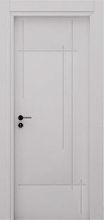 Witte Binnedeur met PVC Coating - Inclusief Montage€330, Ophalen, 120 cm of meer, Binnendeur, Nieuw