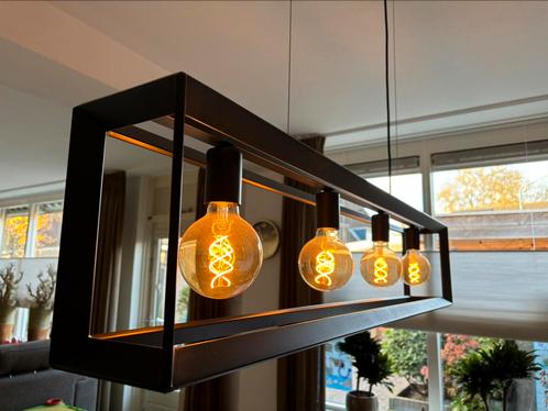 Industriele hanglamp ‘Thor’, Huis en Inrichting, Lampen | Hanglampen, Zo goed als nieuw, 75 cm of meer, Ophalen