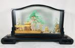 SAN YOU grote vintage antiek Chinees diorama, Verzenden