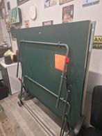 Tafeltennistafel met batjes en balletjes, Ophalen, Gebruikt, Tafel Indoor, Verrijdbaar