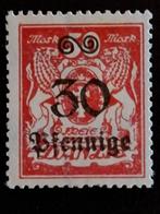 Danzig 1923 Nieuwe munteenheid, Postzegels en Munten, Postzegels | Europa | Duitsland, Ophalen of Verzenden, Duitse Keizerrijk