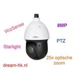 8MP Dahua WizSense Starlight PTZ IP PoE+ 25x optische zoom, Audio, Tv en Foto, Videobewaking, Nieuw, Ophalen of Verzenden