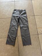 Knit-ted Faux Leren Broek Metallic Brons/Zilver - Maat M, Kleding | Dames, Maat 38/40 (M), Overige kleuren, Ophalen of Verzenden
