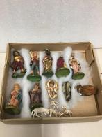 Italiaanse Kerstgroep - 12 Figuren - Vintage Kerstdecoratie, Antiek en Kunst, Ophalen of Verzenden