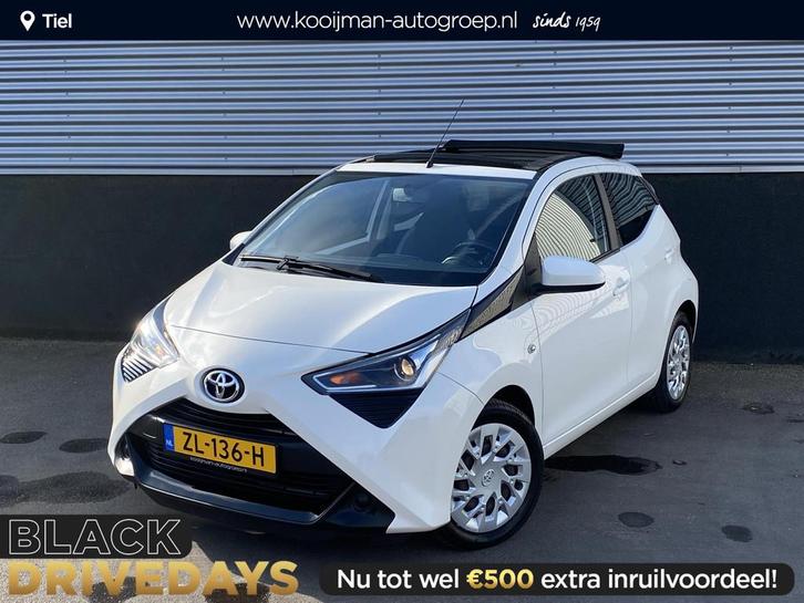 Toyota Aygo 1.0 VVT-i x-play Cabrio, Apple Carplay/Android A, Auto's, Toyota, Bedrijf, Te koop, Aygo, ABS, Achteruitrijcamera