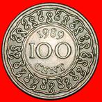 Ⰿ GREAT BRITAIN (1987-2023): SURINAME 100 CENTS 1989 SHIP!, Ophalen of Verzenden, Midden-Amerika, Losse munt