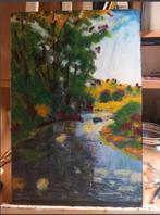 schilderij landschap, Antiek en Kunst, Kunst | Schilderijen | Klassiek, Ophalen of Verzenden