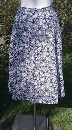 jaren 70 Klokrok, blauw / wit, mt. 42, Kleding | Dames, Carnavalskleding en Feestkleding, Carnaval, ., Maat 42/44 (L), Ophalen of Verzenden