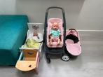 Babyborn set: pop, wagen, bedje, stoel & mini, Kinderen en Baby's, Speelgoed | Poppen, Ophalen of Verzenden, Gebruikt, Babypop