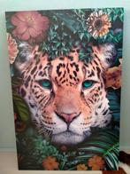 Art Frame Tijger 90x60cm , schilderij., Ophalen, Zo goed als nieuw, Schilderij, 75 cm of meer