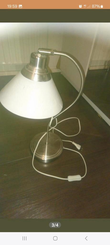 Buro lamp tafellamp zwart werklamp bureaulamp, Huis en Inrichting, Lampen | Tafellampen, Zo goed als nieuw, Minder dan 50 cm, Ophalen of Verzenden