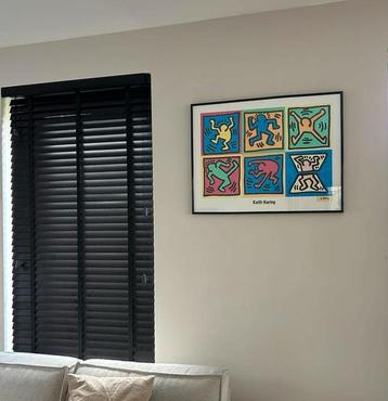 Keith Haring poster om zwarte lijst jaren 80 beschikbaar voor biedingen