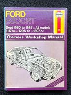 Ford Escort - Owners Workshop Manual van Haynes, Autotechniek, Ophalen of Verzenden, Zo goed als nieuw