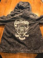 Gas Monkey Denim Jas - Maat M, Maat 48/50 (M), Zwart, Ophalen of Verzenden, Gasmonkey
