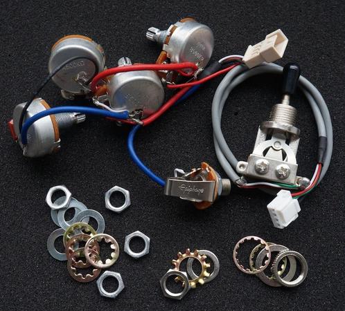 GRATIS VERZENDEN Epiphone bedradingsset kabelboom LP,SG etc., Muziek en Instrumenten, Instrumenten | Onderdelen, Nieuw, Elektrische gitaar