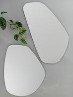 BY Boo, twee spiegels organische vorm, Japandi stijl, Huis en Inrichting, Woonaccessoires | Spiegels, Minder dan 100 cm, Rechthoekig