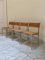 Set Martin Visser SE05 stoelen ‘t Spectrum, Ophalen, Gebruikt, Bruin, Vier