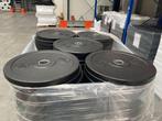 Rubber Bumper Plates!  5/10/15/20/25kg, Sport en Fitness, Fitnessmaterialen, Halterschijven, Stuntgras, Nieuw, Ophalen of Verzenden