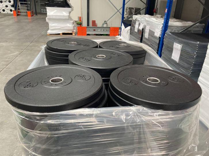 Rubber Bumper Plates!  5/10/15/20/25kg, Sport en Fitness, Fitnessmaterialen, Nieuw, Halterschijven, Ophalen of Verzenden