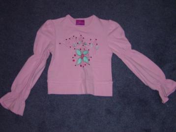 roze meisjeslongsleeve van WITCH, DISNEY ( maat 6/116 )  beschikbaar voor biedingen