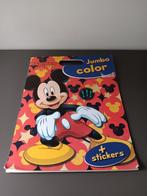 Disney Jumbo kleurboek + stickers – Mickey & Friends, Hobby en Vrije tijd, Tekenen, Ophalen of Verzenden, Nieuw, Overige typen