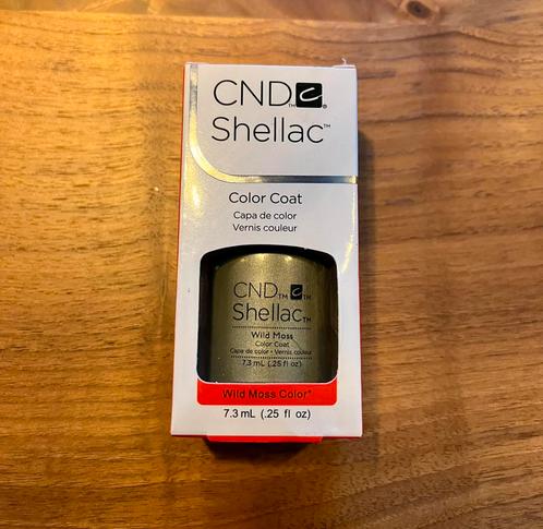 Cnd shellac NIEUW Wild Moss!, Sieraden, Tassen en Uiterlijk, Uiterlijk | Cosmetica en Make-up, Nieuw, Handen en Nagels, Verzenden