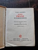 Van Goor's klein Frans woordenboek - 1947, Boeken, Woordenboeken, Gelezen, Ophalen of Verzenden