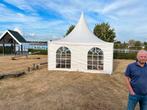 Pagode tent 5x5 meter, Ophalen, Gebruikt, Opvouwbaar, 4 tot 6 meter