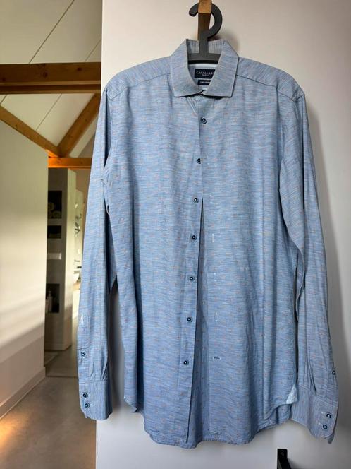 Cavallaro overhemden 5 stuks maat 41 pakketprijs mouwlengte, Kleding | Heren, Overhemden, Zo goed als nieuw, Blauw, Ophalen of Verzenden