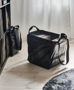 Platen tas Obegransad IKEA, 30 cm of meer, Zwart, Ophalen of Verzenden, Nieuw