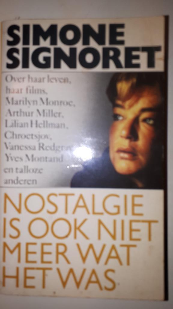 Nostalgie is ook niet meer wat het was - Simone Signoret, Boeken, Biografieën, Gelezen, Ophalen of Verzenden
