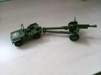Dinky Toys US Jeep met American 105mm gun, Hobby en Vrije tijd, Modelauto's | 1:43, Ophalen of Verzenden, Gebruikt, Auto, Dinky Toys