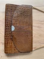 Prachtige vintage purse /clutch van echt krokodillenleer, Sieraden, Tassen en Uiterlijk, Tassen | Damestassen, Ophalen of Verzenden