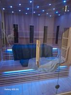 Infrarood sauna met 2 ligbanken en full spectrum lampen, Sport en Fitness, Sauna, Ophalen, Zo goed als nieuw, Infrarood, Complete sauna