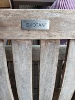 Exotan verstelbare tuin stoel Teak Naturel, Ophalen, Zo goed als nieuw