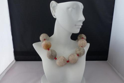 KORAAL (25 mm) ketting/oorhanger-set, Sieraden, Tassen en Uiterlijk, Antieke sieraden, Met edelsteen, Verzenden