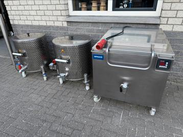 Slagerijmachines kookketel tumbler mengmachine lintzaag  beschikbaar voor biedingen
