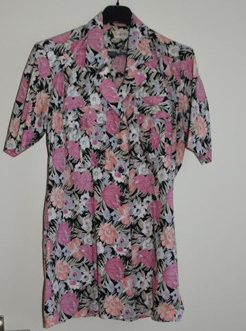 Pak blouse met rok met bloemen print maat 42 kostuum beschikbaar voor biedingen