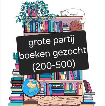 Partij boeken gevraagd beschikbaar voor biedingen