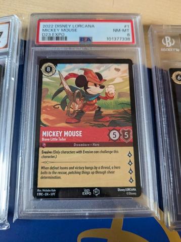 D23 First Edition lorcana brave little Tailor. Psa beschikbaar voor biedingen