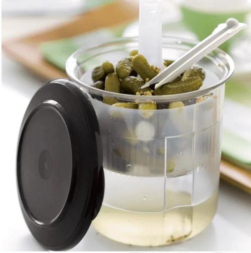 Tupperware uagurken/zuurpot, 1.2L, zgan, Huis en Inrichting, Keuken | Tupperware, Zo goed als nieuw, Overige typen, Ophalen of Verzenden