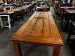 Robuust teakhouten buitentafel 300x100 cm, Ophalen, Zo goed als nieuw, Rechthoekig, Teakhout