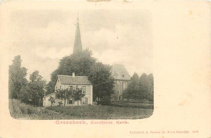 701109005 Groesbeek Geref Kerk, Verzamelen, Ansichtkaarten | Nederland, Gelderland, Voor 1920, Verzenden