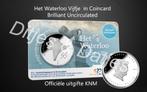 Waterloo Vijfje BU in coincard genummerde uitgifte KNM, Ophalen of Verzenden, Koningin Beatrix, Euro's