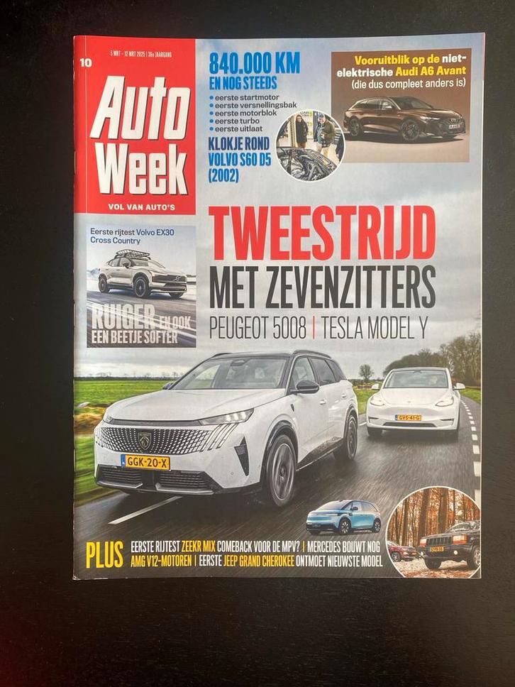 AutoWeek - Peugeot 5008 vs Tesla Model Y, Boeken, Auto's | Boeken, Nieuw, Algemeen, Verzenden
