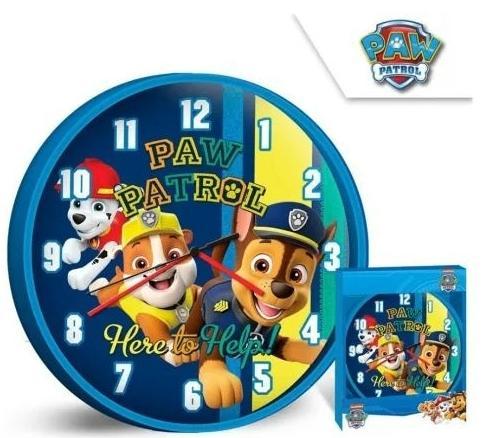 Paw Patrol Wandklok / Klok, Kinderen en Baby's, Kinderkamer | Inrichting en Decoratie, Nieuw, Klok, Ophalen of Verzenden