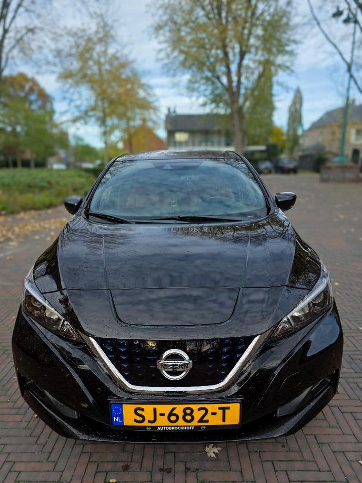Nissan Leaf Electric 40kWh 2018 Zwart, Auto's, Nissan, Particulier, Leaf, 360° camera, 4x4, ABS, Achteruitrijcamera, Adaptieve lichten