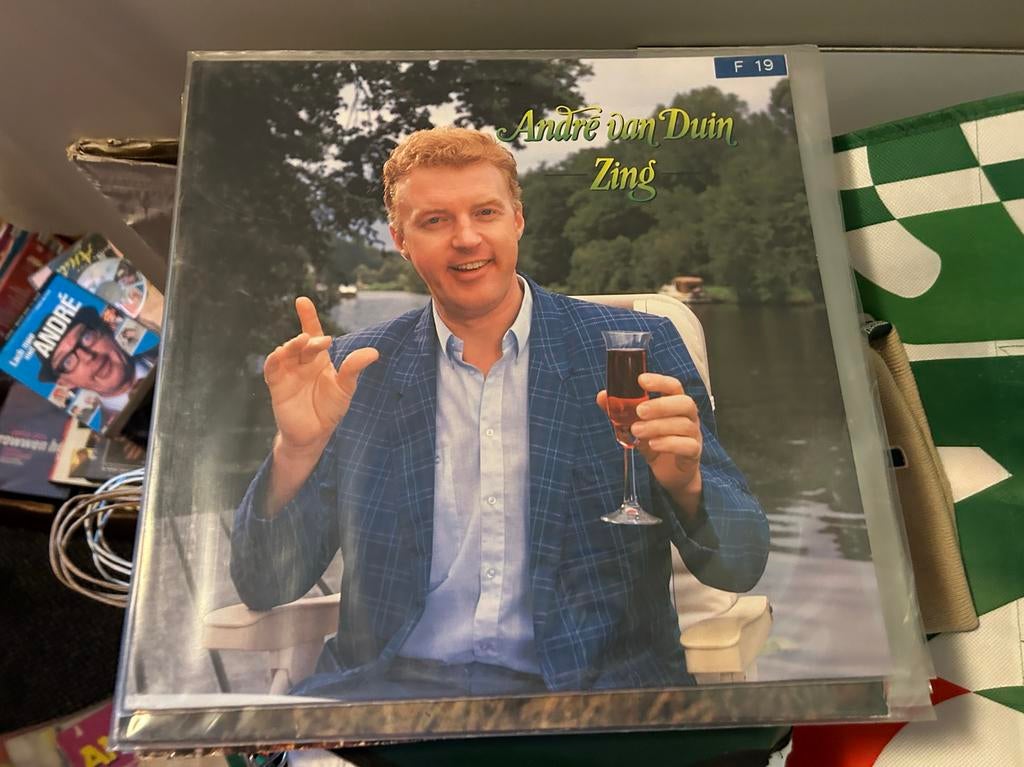 Andre van Duin LP zing, Ophalen, Zo goed als nieuw, 12 inch, Levenslied of Smartlap